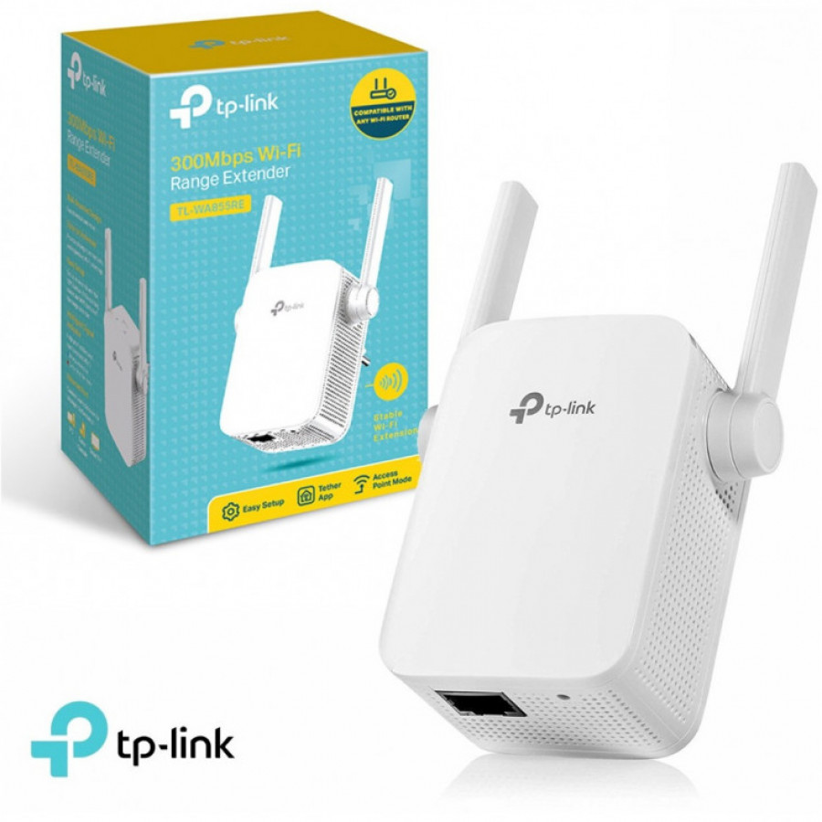 Extensor De Rango Tp-link Inalambrico, Conector De Pared 300mbps