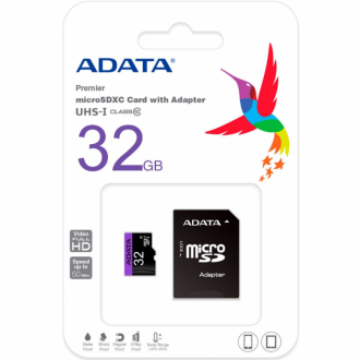 Memoria Micro Sd 32gb Clase 10 Adata
