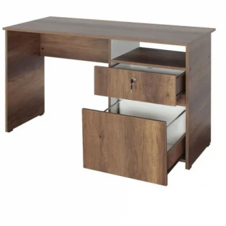 Escritorio Kazan 74x120x53 Caramelo / Ceniza