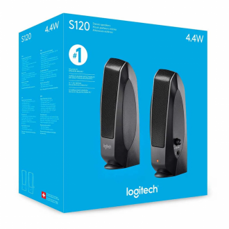 Parlante Logitech S120 2.0 / Garantia 1 Año/ 980-000309/ 097855056702