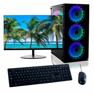 Computador pc gamer escritorio compumax ci3-  10100/8gb/480ssdg/led 19.5lg   Ref. 9047-900-0015