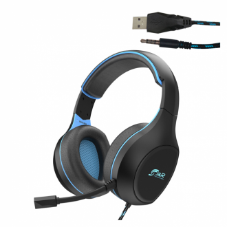 Diadema Gamer Stormy Gh01 Led Blue Microfono  Ref. 059-mv Jyr Tecnology / 5738059720598