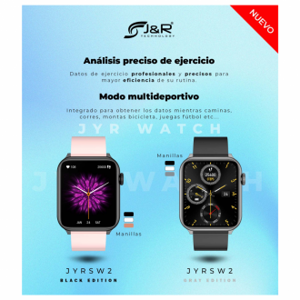 Reloj Samrt Watch Jyr 2 Cuadrado Pantalla 44mm Amoled Ip6