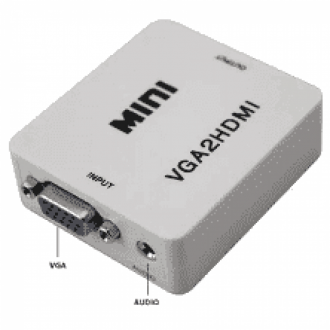 Convertidor Vga Analogo A Hdmi 1080p Con Audio Xue