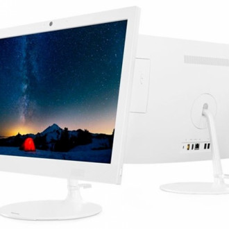 Computador Todo En Uno Lenovo Ideacentre Aio  Amd A6-9225 2.6ghz 2c / 4gb / 500 Gb /  19 / W10 H /blanco